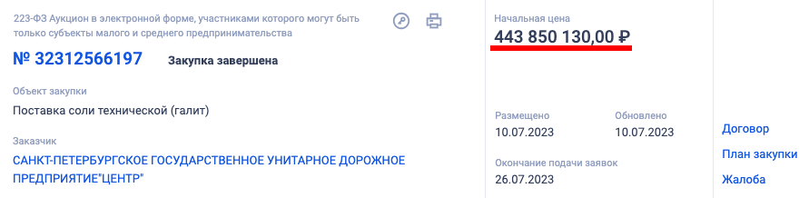 Масштабы «засолки» улиц Петербурга растут. Смольный закупить на 5 тыс. тонн реагентов больше, чем год назад